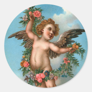 Etiquetas do dia dos namorados do anjo