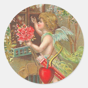 Etiquetas do dia dos namorados do Victorian