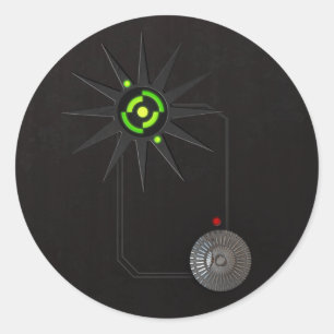 Etiquetas do diodo emissor de luz do Cyberpunk