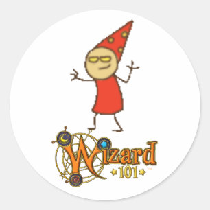 Etiquetas do Doodle do fogo Wizard101