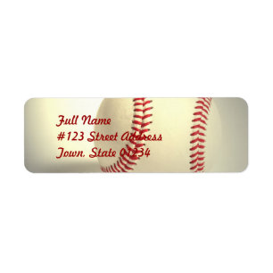 Etiquetas do enviamento do basebol