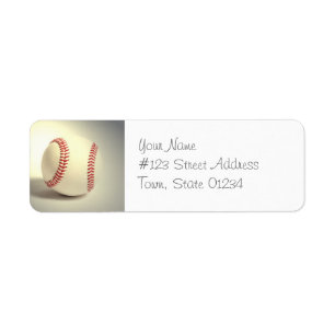 Etiquetas do enviamento do basebol