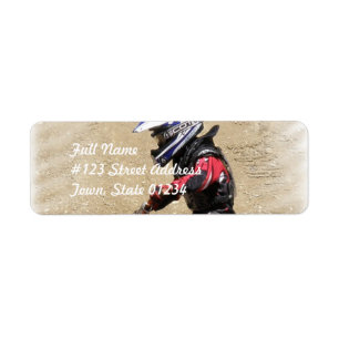 Etiquetas do enviamento do motocross