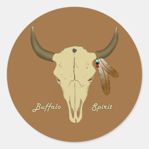 Etiquetas do espírito do búfalo