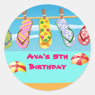 Etiquetas do favor de festa de aniversário da