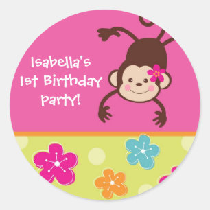 Etiquetas do favor de partido de Luau Bithday do