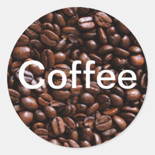 Etiquetas do feijão de café