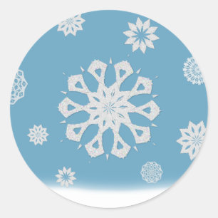Etiquetas do floco de neve