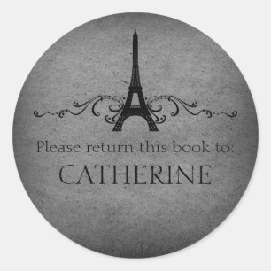 Etiquetas do Flourish do francês do vintage,