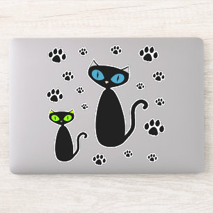 Etiquetas do gato da modificação