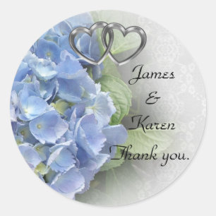 Etiquetas do Hydrangea para favores wedding