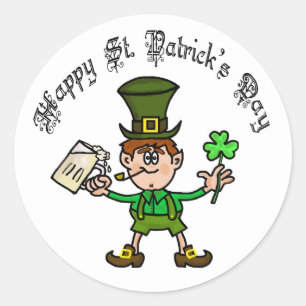 Etiquetas do Leprechaun do dia de St Patrick