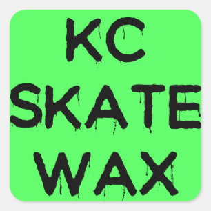 etiquetas do logotipo da cera do skate do kc