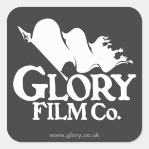 Etiquetas do logotipo do Co. do filme da glória