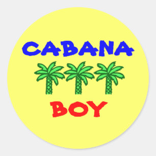 Etiquetas do menino da cabana