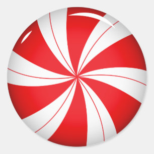 Etiquetas do Natal do bastão de doces dos doces d