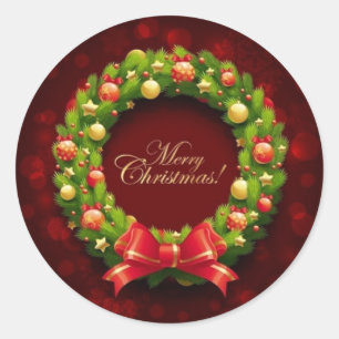 Etiquetas do Natal/grinalda