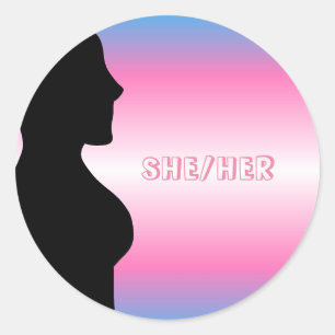 Etiquetas do orgulho MTF do Transgender