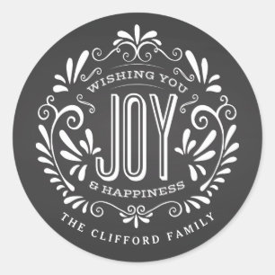 ETIQUETAS DO ORNAMENTO DA ARTE DO GIZ DO NATAL DO