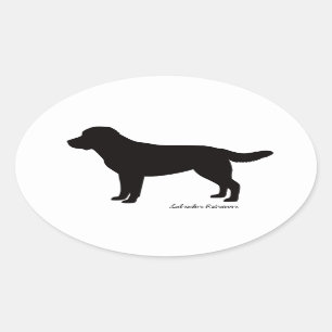 Etiquetas do Oval de labrador retriever