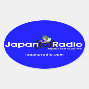 Etiquetas do Oval do Japão-UM-Rádio!