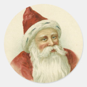 Etiquetas do papai noel do Victorian