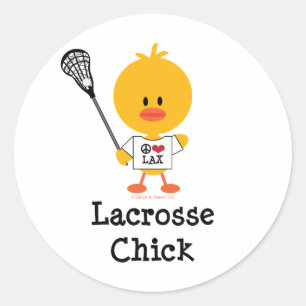Etiquetas do pintinho do Lacrosse