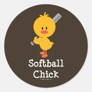 Etiquetas do pintinho do softball