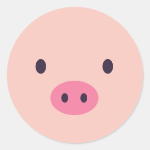 Etiquetas do porco dos desenhos animados