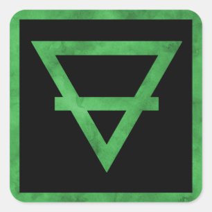 Etiquetas do símbolo do elemento da terra