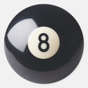 Etiquetas do Snooker 8-Ball dos bilhar