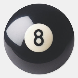 Etiquetas do Snooker 8-Ball dos bilhar