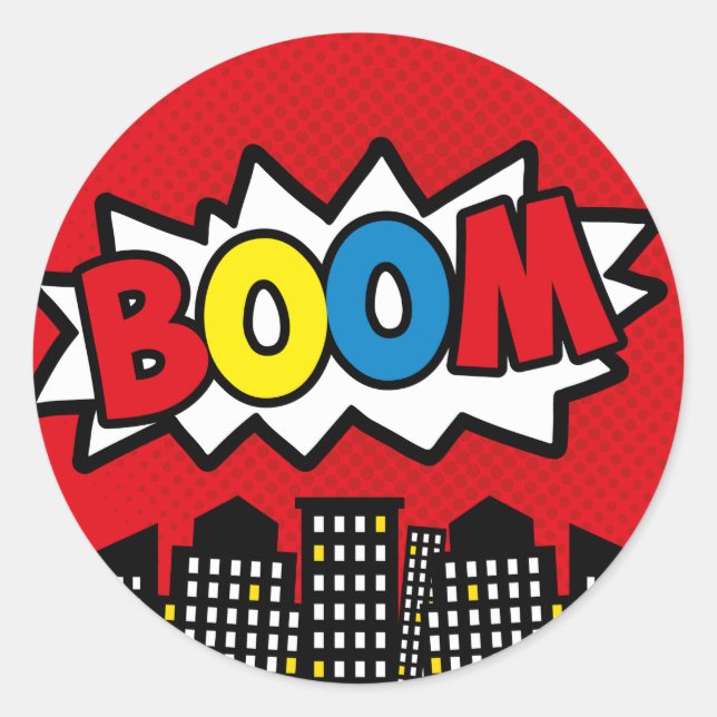 Etiquetas do super-herói, decoração da festa de (Frente)