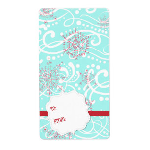 Etiquetas do Tag do presente do Natal