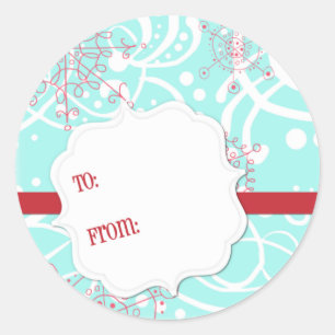 Etiquetas do Tag do presente do Natal