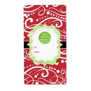 Etiquetas do Tag do presente do Natal