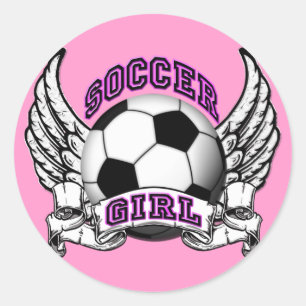 Etiquetas do tatuagem da menina do futebol