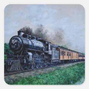 Etiquetas do trem do vapor