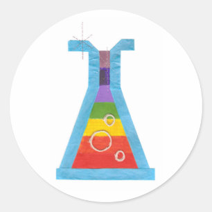 Etiquetas do tubo de ensaio do vulcão