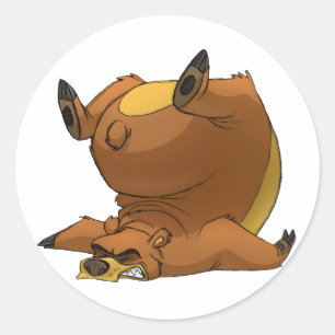 Etiquetas do urso do tropeço