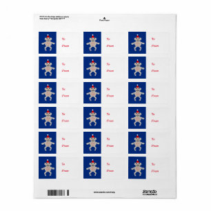 Etiquetas do urso Koala, Natal australiano