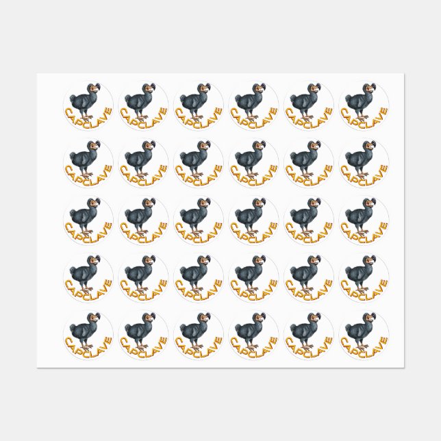 Etiquetas Dodo Stickers (Folha)