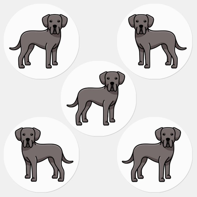 Etiquetas Dogue Alemão (Grupo)