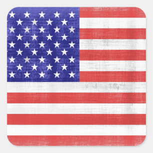 Etiquetas dos Estados Unidos da bandeira do