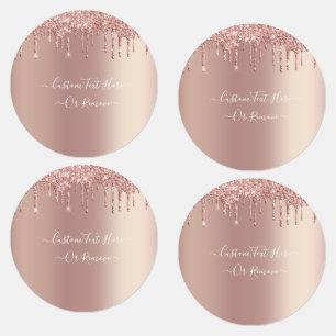 Etiquetas Drives Sparkle Lush de Lâmpada Dourada rosa - Nome