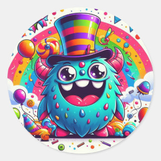 etiquetas e autocolantes monstros