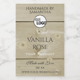 Etiquetas e logotipo para embalagem de produtos de