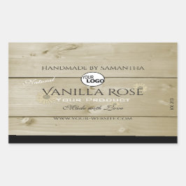 Etiquetas e logotipo para embalagem de produtos de