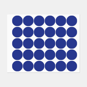 Etiquetas Elegância de Férias Azul Real