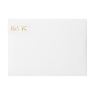 Etiquetas Endereço do Tema de Viagem de Avião